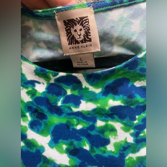 Anne Klein Size Large Sleeveless Summer Dress Colourful Feminine Vacation 10/10 - Picture 4 of 12